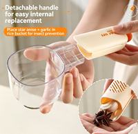 Cuillère doseuse à clipser grande capacité avec échelle pour céréales, farine, poudre et aliments – Idéale pour la cuisine et l'usage quotidien