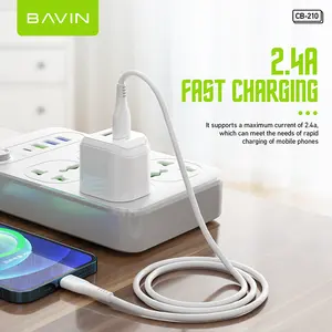 BAVIN CB210 2.4A Capsule Charging Data Cable Thick And Durable Compatible For Micro Phone TYPE-C