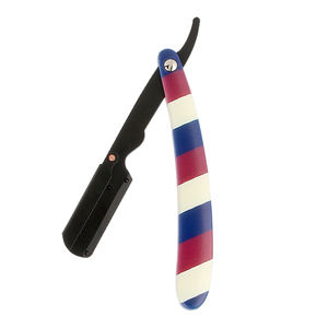 <span class=keywords><strong>Rasoir</strong></span> manuel de style <span class=keywords><strong>ancien</strong></span> en acier inoxydable tondeuse à cheveux rayé pliant porte-couteau de coiffure <span class=keywords><strong>rasoir</strong></span> de rasage pour hommes - Product Image 6