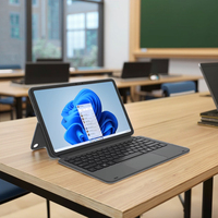 Tablette éducative Amdox 12 pouces Windows 11 Intel 8 Go 256 Go 2-en-1 avec clavier pour l'apprentissage des enfants