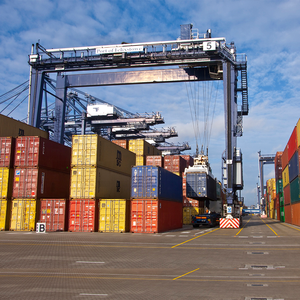 رافعات Rtg على متن ميناء الحاويات رافعة جسرية تكلفة 30 طن 35 طن 45 طن رافعة جسرية مطاطية للبيع - Product Image 6