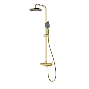 Robinet mitigeur de lavabo CUPC en laiton doré, à <span class=keywords><strong>deux</strong></span> poignées, 3 trous, pour salle de bain - Product Image 4