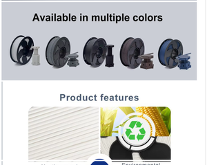 Filamento de Impresora 3D Antinsky PLA CF de Fibra de Carbono Resistente, Varillas de Plástico Reforzado de Alta Resistencia y Dureza, 1 kg, 1.75 mm - Product Image 5