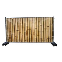 Bâche de protection en bambou personnalisée pour clôture de jardin, décoration extérieure, bannière en maille