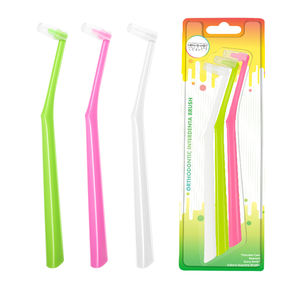 Venta caliente Cuidado Dental Cepillo de dientes de ortodoncia End-Tuft Single Soft Interdental Brush, single Tuft Brush - Product Image 3