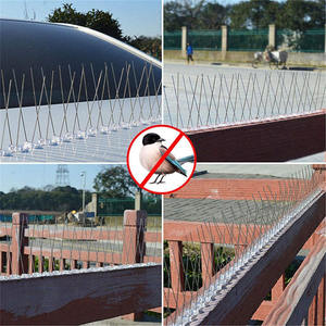 Barreaux anti-oiseaux antidérapants en acier inoxydable traité anti-UV de 50 cm de long pour le contrôle des nuisibles (pigeons, corbeaux et mouettes) - Product Image 3