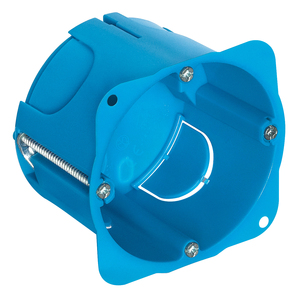 Boîtier électrique rond bleu de 7,1 pouces de longueur avec fixation par vis pour la protection des appareils électroniques - Product Image 1