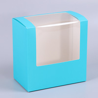 Caja de Embalaje para Gorra de Béisbol con Ventana Transparente Personalizada - Cajas Rígidas de Cartón Reciclable con Laminado Mate y Forro de Esponja