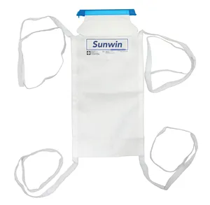 Reusable Leakproof Insulated Cold Pack With String Medical Fabric Ice Cooler Cube Bags For Pain Relief