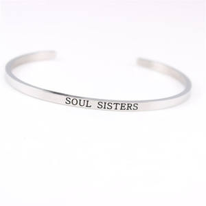 Pulsera de Acero Inoxidable de Moda, Chapada en Oro, Pulsera Abierta de Plata, Pulseras Ajustables para Hombre y Mujer - Product Image 5