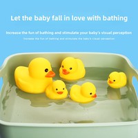 Canards jaunes en plastique, directement de l'usine, jouets de bain, canards qui font du bruit et qui coulissent, pour parcs d'attractions et piscines, pour les 14 ans et plus