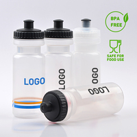 Bouteille d'eau de sport en plastique souple réutilisable sans BPA pour l'extérieur, le vélo de montagne, le cyclisme, anti-fuite, à presser, bouteille d'eau pour vélo
