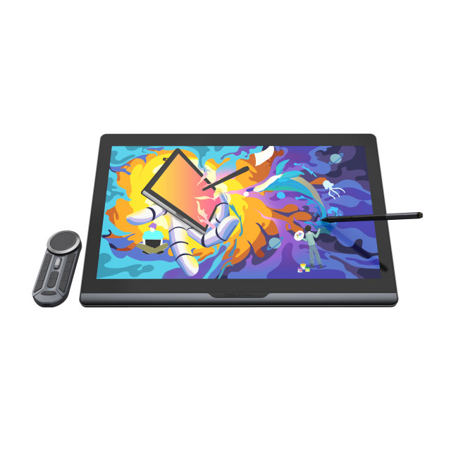 DigiDraw Portable Graphic Digital Drawing Tablet with Pen Monitor Touch Screen Display for Laptop PC Mac Android Devices