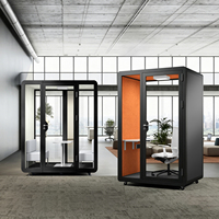 Cabine de bureau insonorisée portable avec système IntelliSense pour les espaces de conférence étroits et les zones compactes