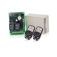 Receptor de Control Remoto Inalámbrico RF de Doble Canal YET402 DC12V/24V/unidad para dos/con 2 Controles Remotos
