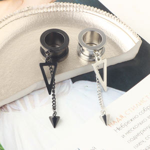 Mix-Größen Hohle Ohrstecker Tunnel 6-20mm Viele Stile zur Auswahl Hängende Ohrstecker und Tunnel 00g Gauges für Frauen Männer Körperpiercing - Product Image 4