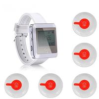 Sonnerie FD-2 bouton d'appel de serveuse 433mhz serveur de Restaurant système d'appel de sonnette Push sans fil téléavertisseurs de Service à une touche