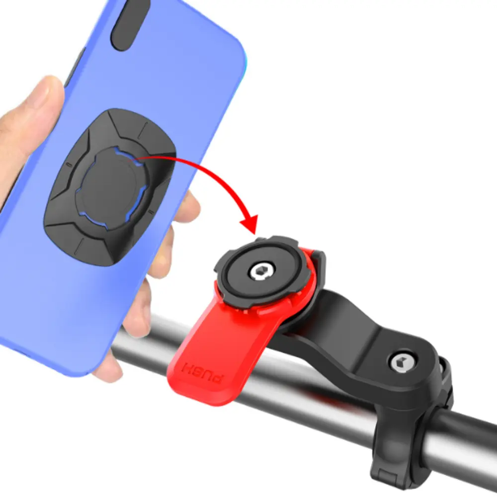 Supporto rapido del cellulare della serratura del supporto del telefono della bicicletta di corsa del supporto del telefono del Mountain Bike con il forte adattatore 210809 della pasta