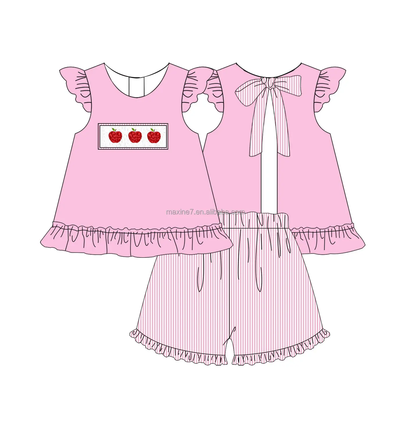Летняя школьная одежда для детей, бутик, длинные платья для маленьких девочек с французским узлом