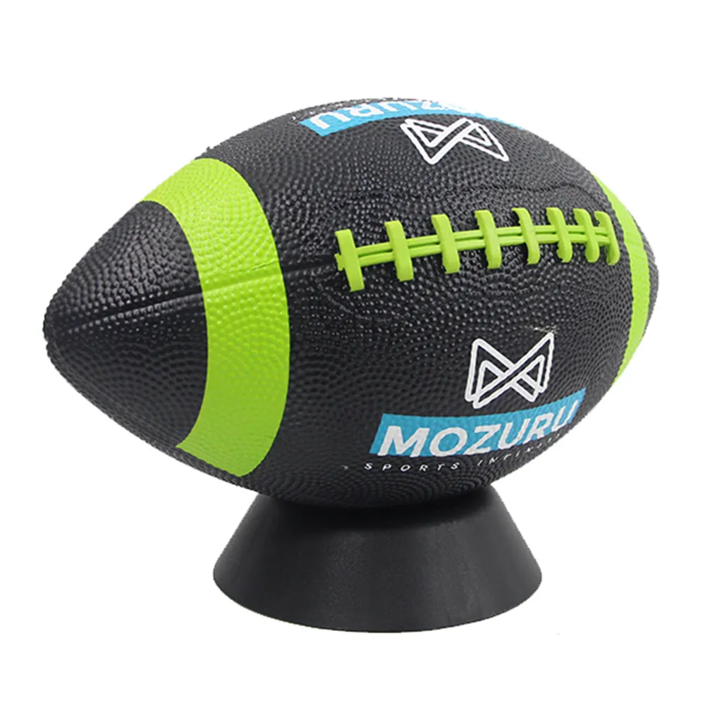 Promosyon çocuk ergenler için profesyonel eğitim özel kauçuk amerikan futbolu Rugby topu