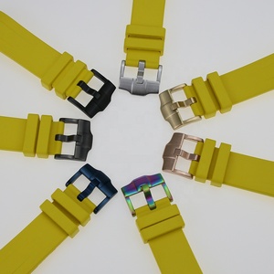 สายนาฬิกา SKX007 คุณภาพสูง ทำจากยางวัลคาไนซ์สีเหลือง หนา 1.8 มม. และ 2.5 มม. พร้อมรูขนาด 22 มม. สำหรับนาฬิกา รุ่นพรีเมียม - Product Image 1
