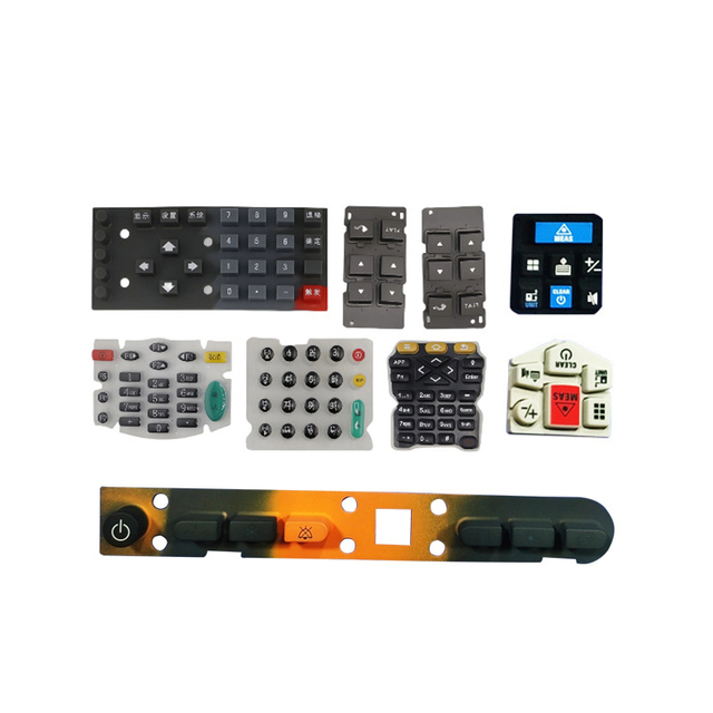 High Quality Durable Electronic Remote Control Silicone Rubber Keypad Membrane Switches Buttons Multi-Purpose OEM/ODM Customized