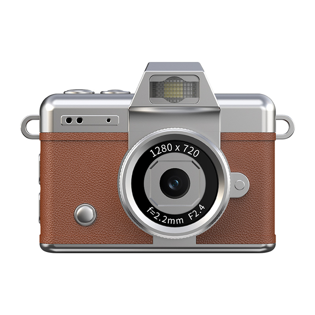 2026 Mini Flip Camera Perfect for Students Campus Life Retro CCD Digital Camera Thumb Camera Ideal for Travel Vlogs