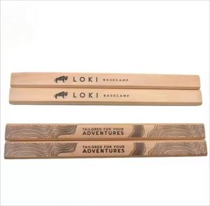 Lápices Octogonales Planos Ecológicos con Logotipo Personalizado, Lápices Promocionales de Madera Natural para Construcción, Carpintería - Product Image 4