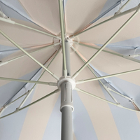 Parasols de voyage pliables personnalisés avec logo, 180 cm, imperméables, pour l'extérieur, avec mât en acier de 28/32 mm, parapluies de plage pliables, s'adaptent à une valise