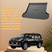 Convient à TOYOTA PRADO 2010-2017 Coussinet arrière avec protection tout temps Coussinet arrière