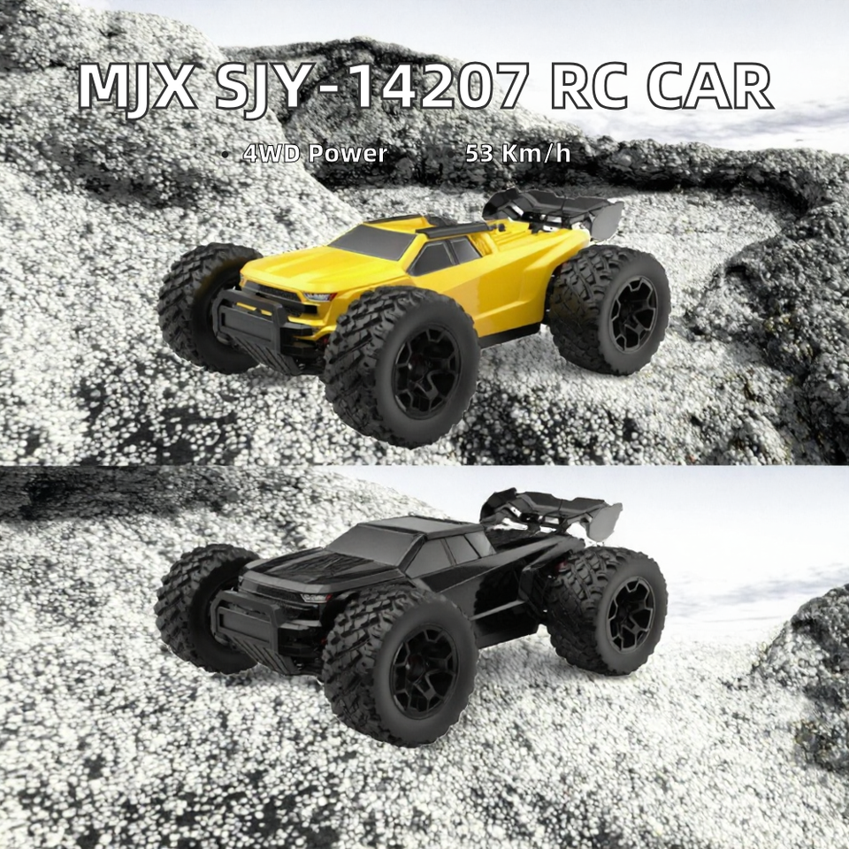 MJX SJY-14207 Rc 1:14 Brushless 4WD 53km/h High-Speed Remote Control ...