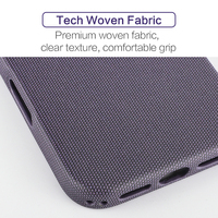 Coque de téléphone en tissu tissé de haute qualité pour la série 17, style Ins, anti-traces de doigts, antidérapante, antichoc, avec sac OPP personnalisé