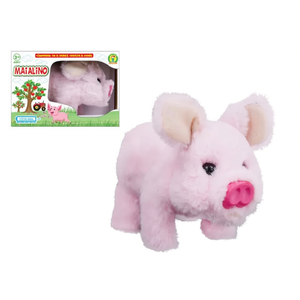 Matalino Cochon électronique en peluche de 20 cm qui marche et sent les odeurs pour les enfants de 3 ans et plus - Product Image 3