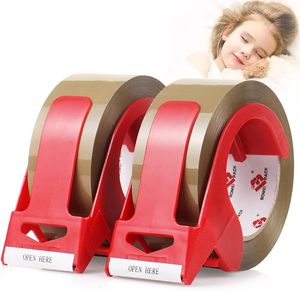 เทปแพ็คสีน้ำตาลไม่มีเสียงรบกวนขนาด1.88นิ้ว <span class=keywords><strong>x</strong></span> 110หลาเทปการจัดส่งสินค้าหนักสำหรับการปิดผนึกการเคลื่อนย้ายสำนักงานและการจัดเก็บ - Product Image 1