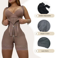 2024 Logotipo personalizado Colombianas Body Shaper Transpirable BBL Post Cirugía Fajas Moldeadoras Reloj De Arena Faja Colombiana