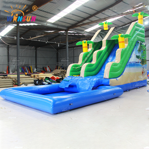 Tobogán Acuático Comercial Personalizado WINSUN para Niños y Adultos, Tobogán Inflable con <span class=keywords><strong>Piscina</strong></span> Hermética para <span class=keywords><strong>Playa</strong></span> - Product Image 5