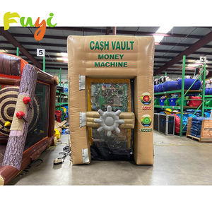 Machine à argent gonflable à <span class=keywords><strong>prix</strong></span> d'usine, article de jeu de fête, machine à billets gonflable - Product Image 5