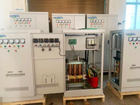 Régulateur de tension automatique triphasé CKYECL SBW-600KVA 380V, stabilisateur de tension à compensation complète, bobinage en cuivre, 50/60Hz, haute performance