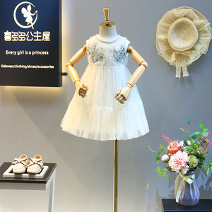 Vestidos de gasa de verano para niñas con diseño de mariposa de Estados Unidos, ideales para fiestas, comprados en China. - Product Image 4