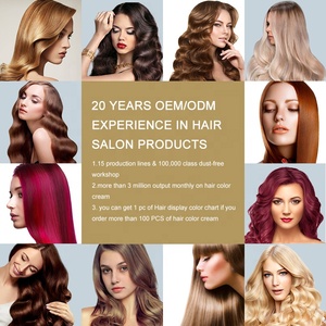 Tinte de Cabello Profesional para Salón, 100% Cobertura de Canas, Bajo en Amoníaco, Tinte de Cabello Negro Herbal, Crema de Coloración Permanente, 43 Colores - Product Image 6