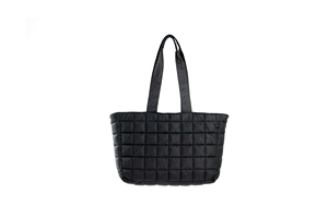 Customizable LOGO RPET Recycled Recyclable <b>Nylon</b> Embroidered Plaid Women's <b>Shoulder</b> Large Capacity Multiple Colors <b>Bag</b> - Product Image 2