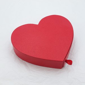 Caja de regalo de chocolate con forma de corazón rojo personalizado boda reciclable/Embalaje de San Valentín MOQ 200PCs - Product Image 4