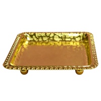 Assiette vintage en métal en forme de cygne pour bonbons et chocolats, décoration de table, cadeau de Diwali