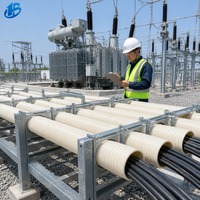 Conduit électrique en PVC double paroi ondulé pour la protection des câbles, conduit flexible ondulé