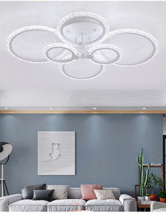 Bắc Âu trong nhà trang trí nội thất sáng tạo đương đại Vòng thiết kế phòng ngủ khách phòng ăn hiện đại trần ánh sáng - Product Image 5