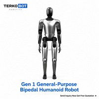 Fabricante Chino TERKOBOT Gen1, Robot Humanoide de Coordinación Multi-Robot, Caminata Autónoma en Terrenos Complejos Interiores y Exteriores