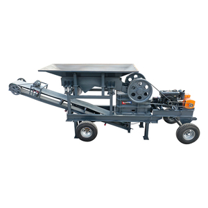 10 Tonnen pro Stunde Tragbarer Mobiler Mini-Dieselmotor-Backenbrecher für den Bergbau und Einfach zu Bedienen - Product Image 1