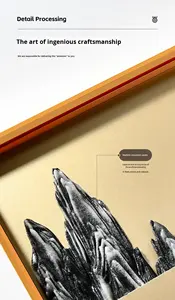 Plaque de remerciement des sponsors des Golden Glory Awards, plaque personnalisée gravée au laser <span class=keywords><strong>en</strong></span> or, cadre <span class=keywords><strong>en</strong></span> métal écologique, cadeau de récompense, pierre de Liuli - Product Image 3