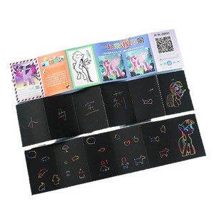 Ensemble de livres d'art à gratter My Little Pony, papier à dessin créatif coloré pour enfants de 3 à 6 ans, cadeau d'activité éducative - Product Image 5