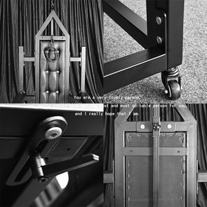 เก้าอี้บีดีเอสเอ็มแบบมีขาโลหะพร้อมสายรัดข้อเท้า สำหรับการฝึกทางเพศขั้นสูง เฟอร์นิเจอร์บีดีเอสเอ็มแบบแข็งแรงทนทาน สำหรับใช้ในห้องใต้ดิน - Product Image 4